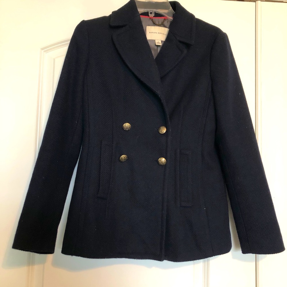 Banana Republic Small Navy Coat